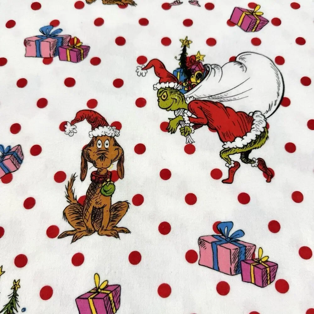 Pottery Barn Teen Dr. Seuss’s The Grinch & Max Flannel Twin Duvet Cover & Sham